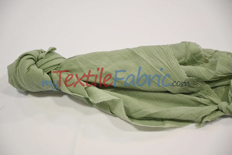 100 Percent Cotton Gauze Fabric - Soft Lightweight Muslin, 46/48" Width, Yards, Bolts, Sample Swatch (1 Yard)