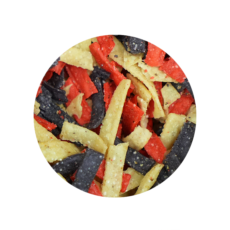 Bulk Foods - Tri-Color Tortilla Strips - Bulk Bin 1868 (10 pounds)