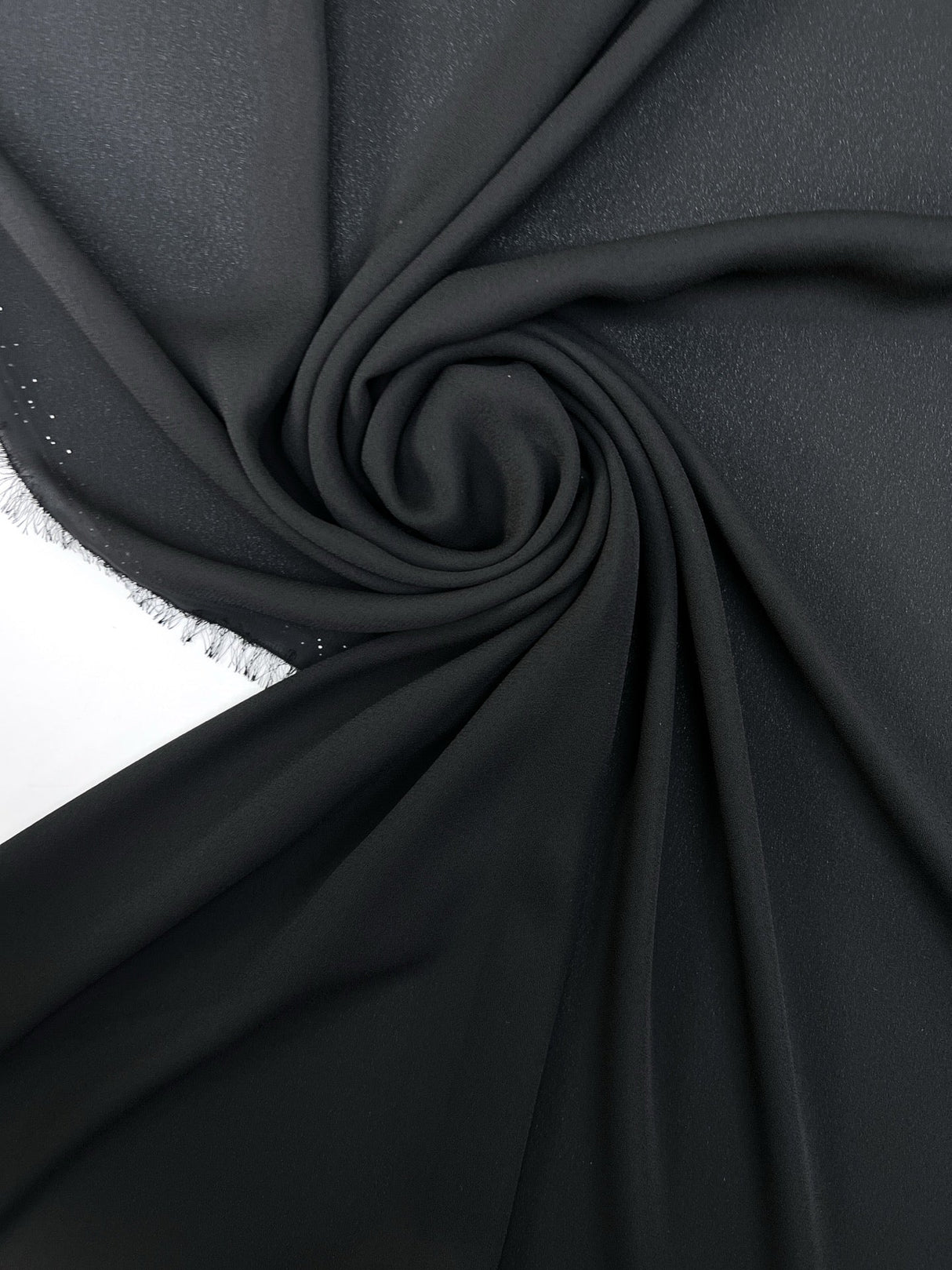 Polyamide Crepe Fabric Black