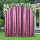 Frosted Ice Crushed Velvet Backdrop Drapes