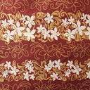 Polyester Glitter Floral Fabric Tiare Garden