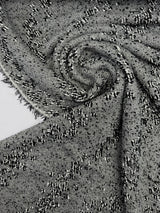 Cotton Lurex Tweed Gray