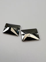 Silver Sewing Notions With Crystals