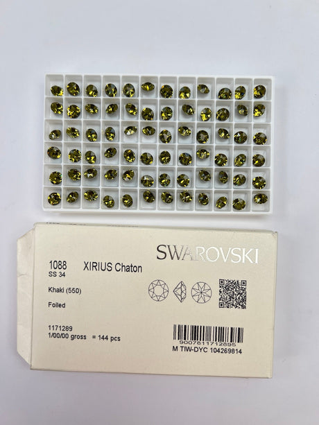 Green Shades Crystal Sewing Notions