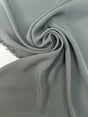 Viscose Crepe Fabric Gray Blue Stretch