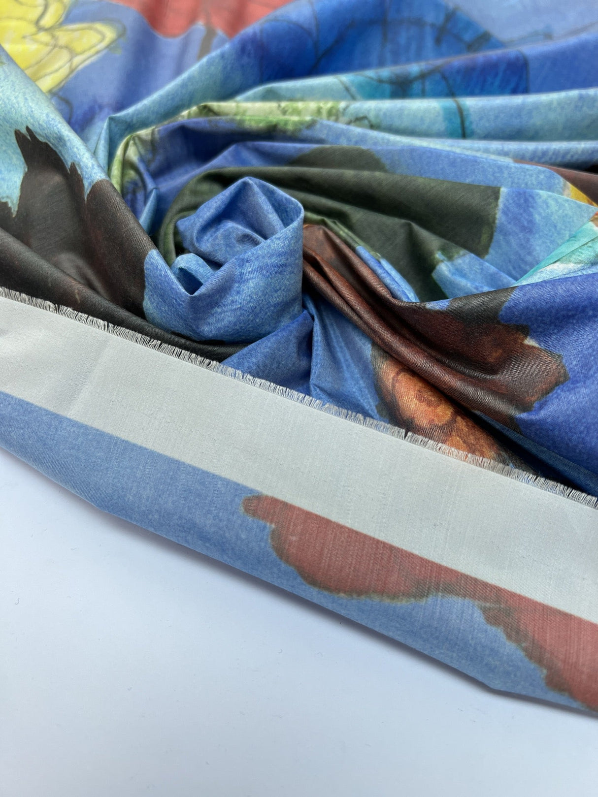 Polyester Woven Floral Multicolour