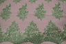 Camilla Embroidery Polyester Fabric - Flower Embroidery With Sequins, Sheer Bridal Lace, 52" Width (1 Yard)