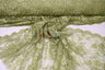 Chantilly Lace Polyester Fabric - Floral Embroidery, Sheer Mesh, 52" Width (1 Yard)