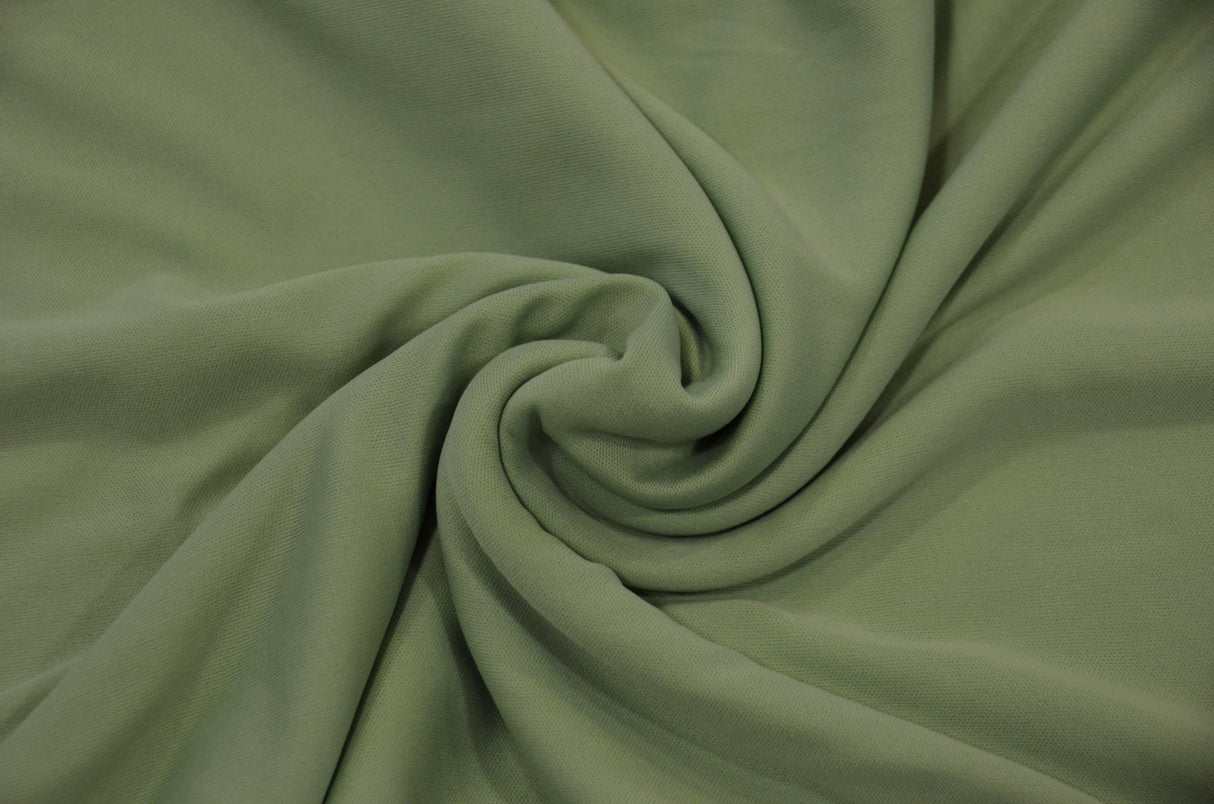 Interlock 70 Denier Polyester Fabric - Solid White, Ivory, Black, 58/60" Width (1 Yard)