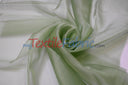 Crystal Organza Nylon Fabric - Sheer Sparkling, 45" Width (1 Yard)