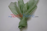 Crystal Organza Nylon Fabric - Sheer Sparkling, 45" Width (1 Yard)