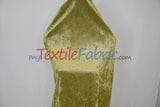 Panne Velvet Polyester Fabric - Crush Panne Velour, Solid, 58/60" Width (1 Yard)