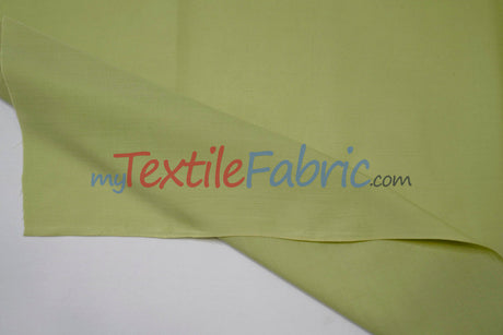 Polyester Cotton Broadcloth Fabric - Solid Colors, 58/60" Width (1 Yard)