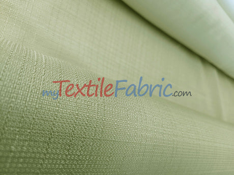 Rustic Linen Polyester Fabric - Faux Linen, 58" Width, 5 Colors (1 Yard)
