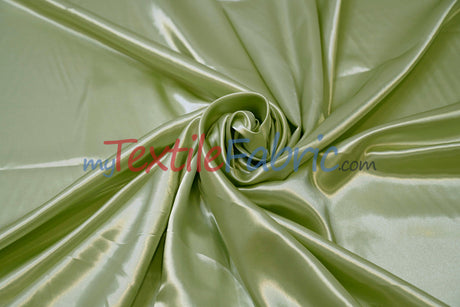 Charmeuse Satin Polyester Fabric - Solid, 58/60" Width, Multiple Colors (1 Yard)