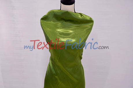 Charmeuse Satin Polyester Fabric - Solid, 58/60" Width, Multiple Colors (1 Yard)