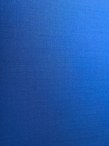 Blue Wool Blend Fabric