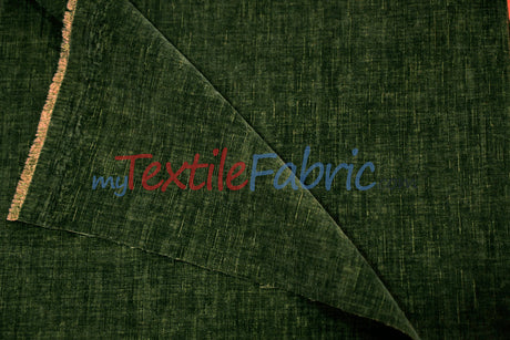 Chenille Polyester Fabric - Ultra Soft Velvety Texture, 60" Width, 350 GSM (1 Yard)