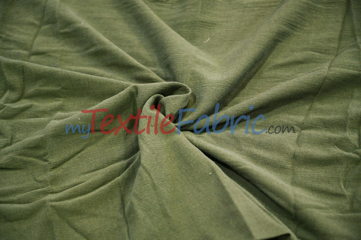100 Percent Cotton Gauze Fabric - Soft Lightweight Muslin, 46/48" Width, Yards, Bolts, Sample Swatch (1 Yard)