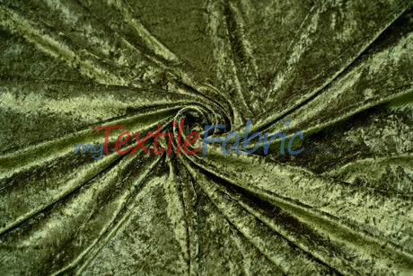 Panne Velvet Polyester Fabric - Crush Panne Velour, Solid, 58/60" Width (1 Yard)