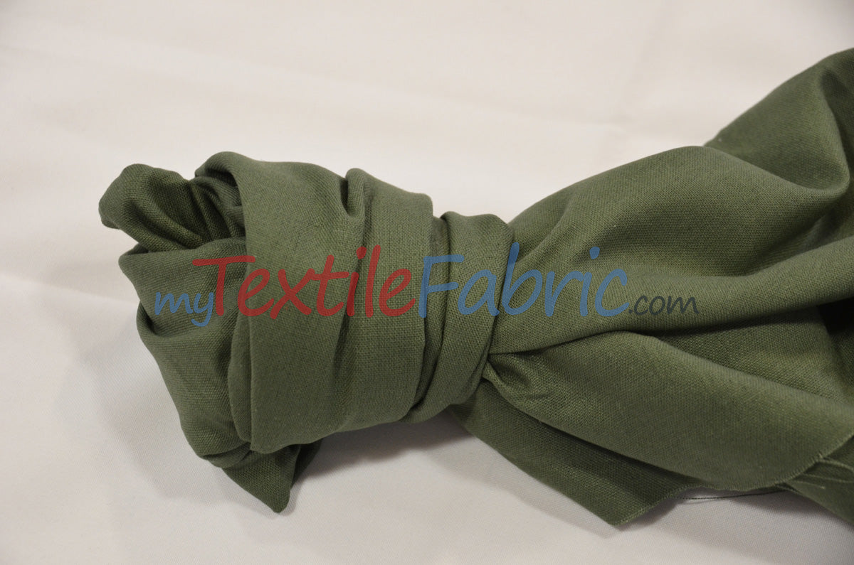 Rayon Linen Blend Fabric - Solid Colors, 52" Width (1 Yard)