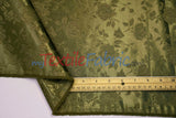 Satin Jacquard Satin Polyester Fabric - Satin Flower Brocade, 58/60" Width, Sample Swatch 3"x3" (1 Sample Swatch)