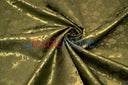 Satin Jacquard Satin Polyester Fabric - Satin Flower Brocade, 58/60" Width, Sample Swatch 3"x3" (1 Sample Swatch)