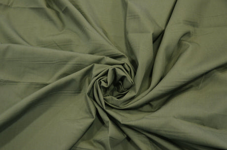 100% Cotton Poplin Broadcloth Fabric - White, Red, Charcoal, Olive, 60" Wide (1 Yard)