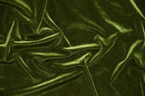 Stretch Velvet Spandex Fabric - Solid, 58" Width (1 Yard)