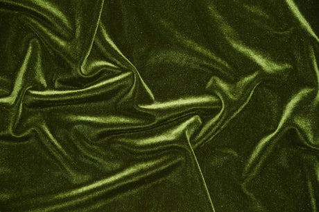Stretch Velvet Spandex Fabric - Solid, 58" Width (1 Yard)