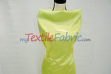 Charmeuse Satin Polyester Fabric - Solid, 58/60" Width, Multiple Colors (1 Yard)