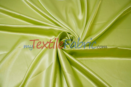 Charmeuse Satin Polyester Fabric - Solid, 58/60" Width, Multiple Colors (1 Yard)