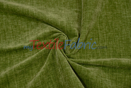 Chenille Polyester Fabric - Ultra Soft Velvety Texture, 60" Width, 350 GSM (1 Yard)