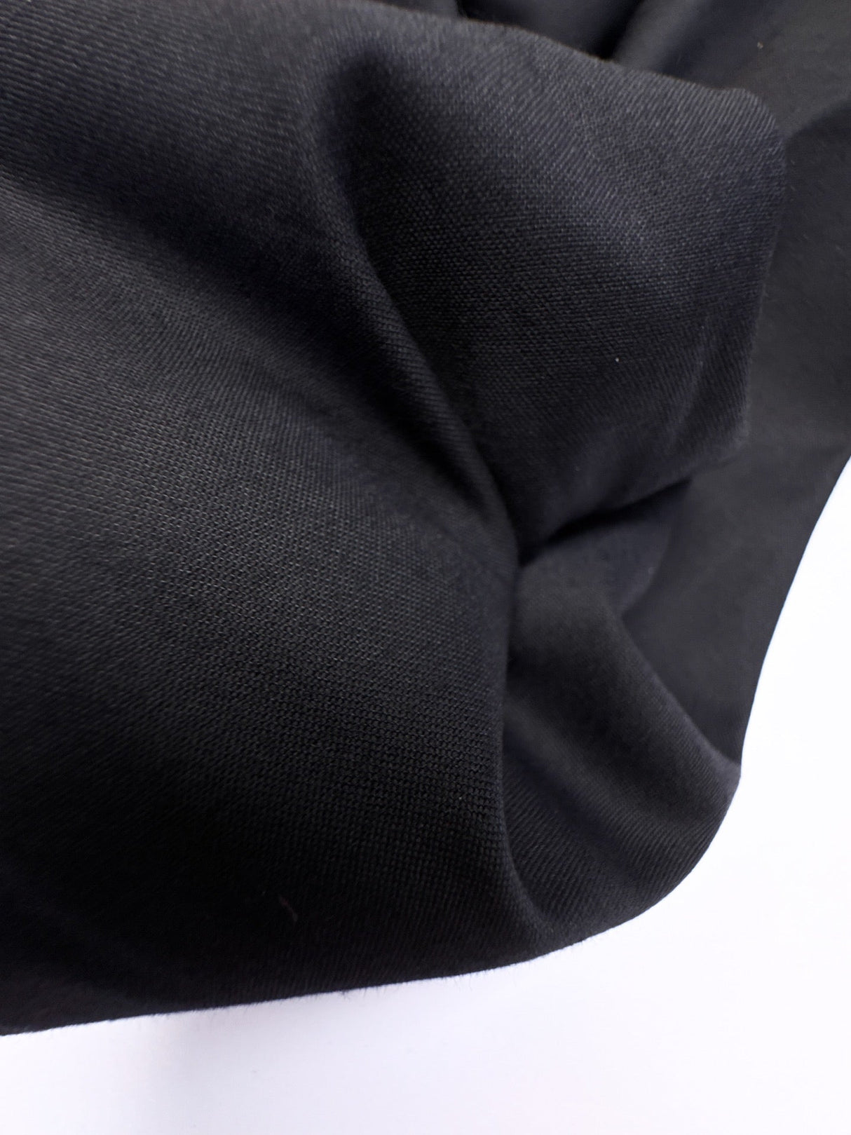 Cotton Viscose Elastane Woven Black
