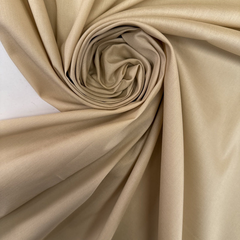 Viscose Elastane Woven Beige