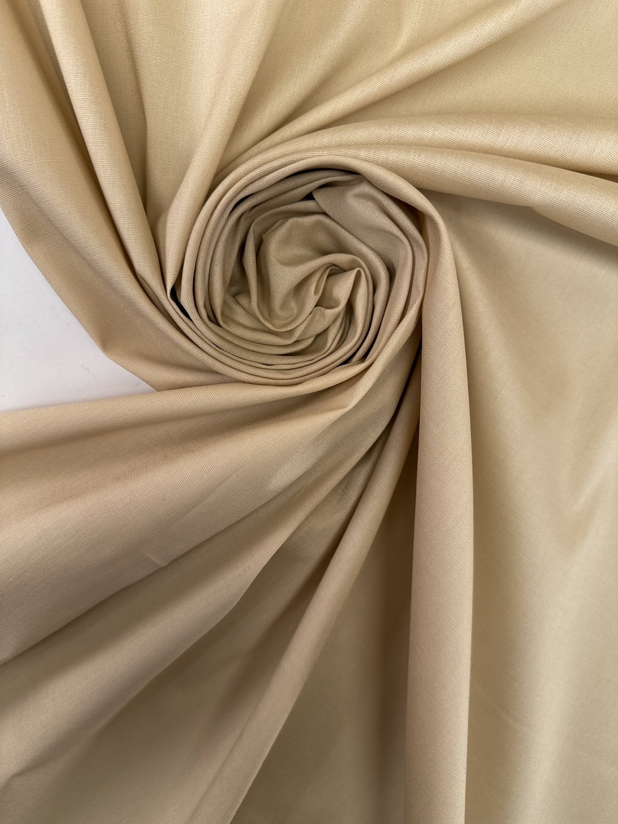Viscose Elastane Woven Beige