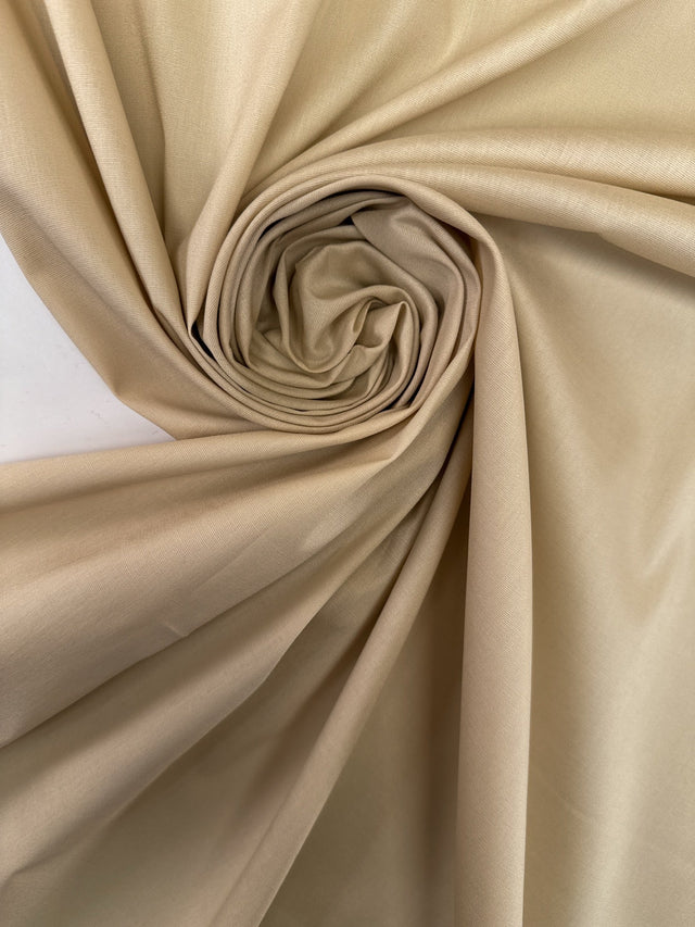 Viscose Elastane Woven Beige