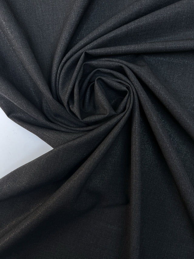 Wool Melange Coated Fabric