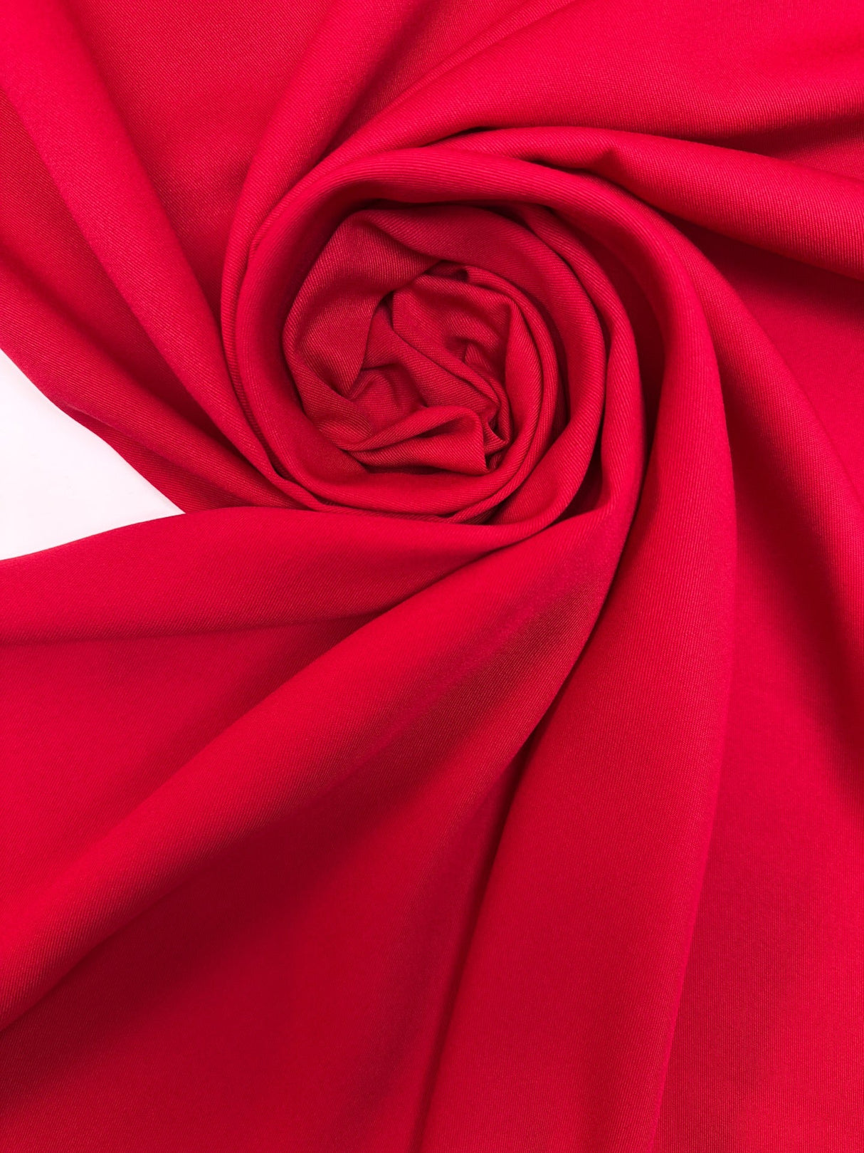 Viscose Twill Fabric Red Shade
