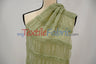 Pleated Ruffle Chiffon Polyester Fabric - Lightweight Textured Semi-Sheer, 44/46" Width (1 Yard)
