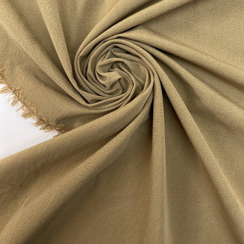 Cotton Melange Fabric Shades Green Beige