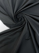 Black Rep Weave Polyester Fabric
