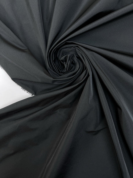 Black Rep Weave Polyester Fabric