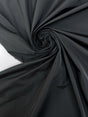Black Rep Weave Polyester Fabric