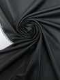 Black Jacquard Wool Blend Fabric