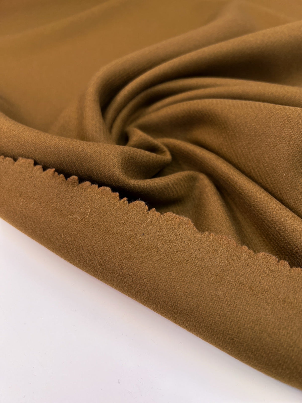 Wool Tweed Bonded Brown Shades