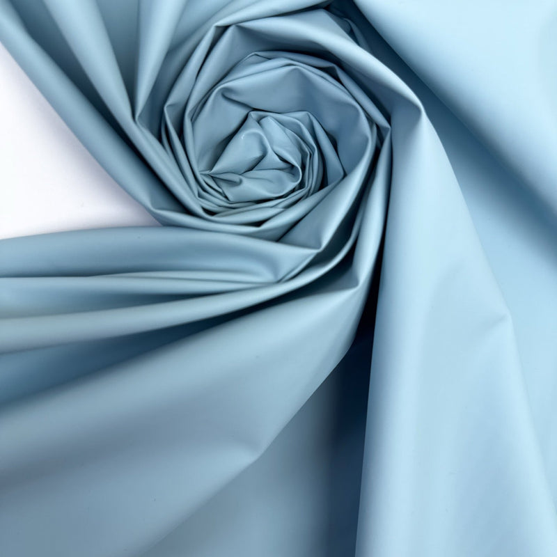 Blue Polyester Cotton Woven
