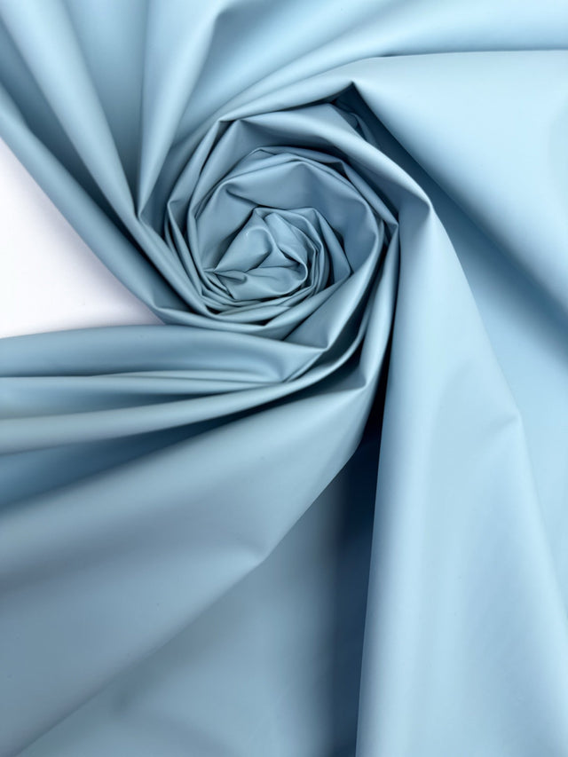 Blue Polyester Cotton Woven