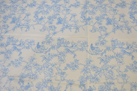 Ben Toile Polyester Fabric - French Toile Print, 58/60" Width, 4 Colors (1 Yard)