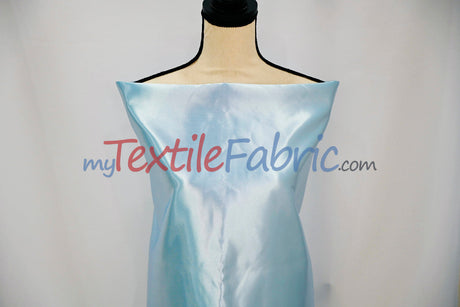 Bridal Satin Polyester Fabric - Shiny Solid, 58/60" Width, Multiple Colors (Yards, Bolts, Sample Swatches)